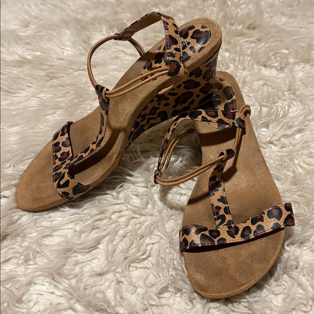 Leopard Print Women's Sandals
